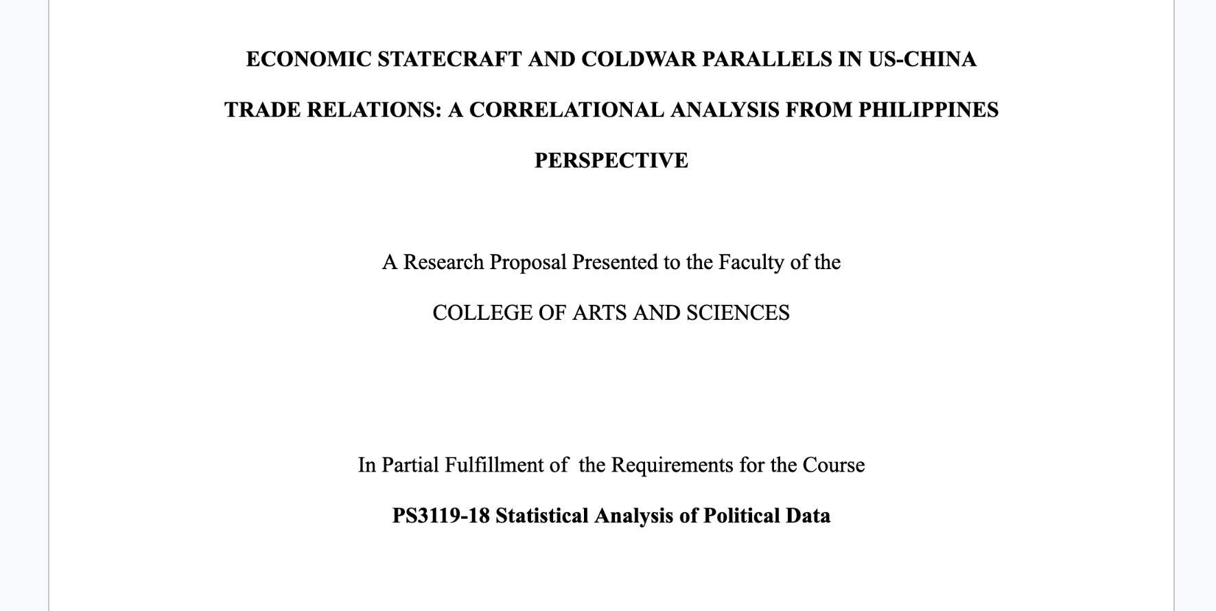 research